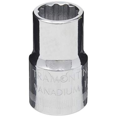 Imagem de Tramontina 43601113, Soquete Estriado em Aço Cromo Vanádio 13 Mm, Encaixe 1/2