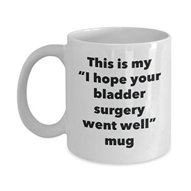 Imagem de Caneca This is My I Hope Your Bladder Surgery Went Well - Caneca de café de cacau quente divertido - Presente Get Well Soon - Ideia de presente de mordaça