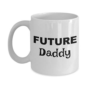 Imagem de Future Daddy Gifts â€“ Caneca de café Future Daddy â€“ Ideias de presente para o papai â€“ ou presente de mordaça â€“ e aniversário para o papai