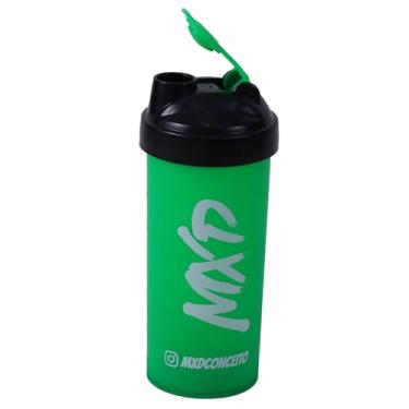 Imagem de Coqueteleira Shakeira Shaker MXD Conceito Academia Treino Hidratação Clássica Peneira 700ML (Verde/Preto)