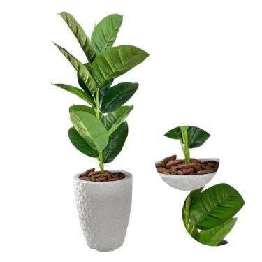 Imagem de Planta Artificial Jiboia com Vaso Polietileno Completo Cores - Flor Im