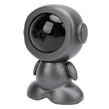Imagem de Câmera Cool Space Robot Com Detecção HD AI, Visão Noturna Colorida 1080P, Conversa Bidirecional, Proteção 24 Horas, Ponto de Acesso de Fidelidade Sem Fio, Funciona Com para IOS,