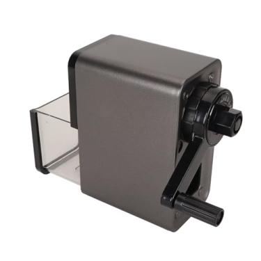 Imagem de Apontador de Lápis Com Manivela de Lâmina de Liga de Aço Premium, Material ABS, Estrutura de Faca de Alongamento Especial para Esboços, para Lápis e Canetas de Carvão Com