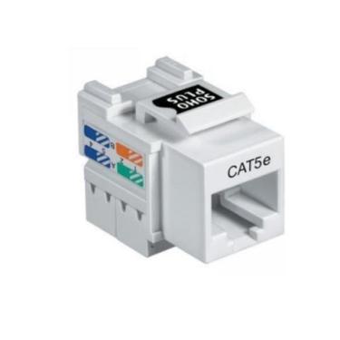Imagem de Plugue Fêmea para Rede de Computador RJ45 CAT5 Branco - Furukawa