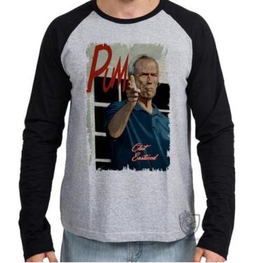 Imagem de Camiseta Manga Longa blusa Clint Eastwood - Empório Dutra, GG  adulto