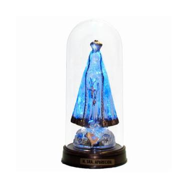 Imagem de Luminária Imagem Nossa Senhora Aparecida Padroeira Do Brasil com Redom