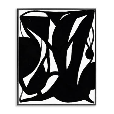 Imagem de Stupell Industries Design de arte de parede giclée emoldurado em tinta preta por Bea Dina, moldura preta, 40,6 x 50,8 cm