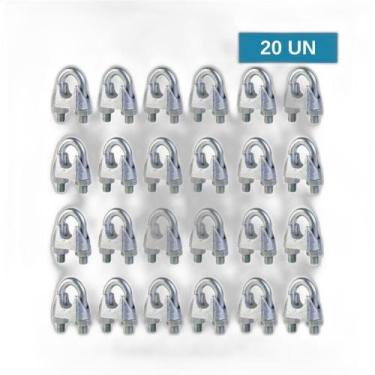 Imagem de Grampo Para Cabo De Aço Pesado Starfer 3/8 20