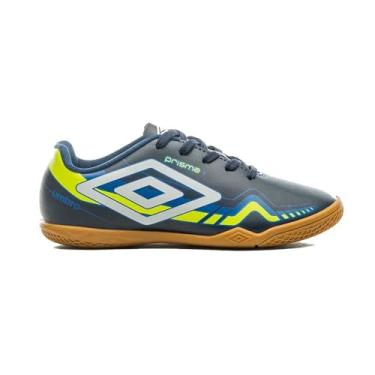 Imagem de Chuteira Futsal Umbro Prisma + Jr Marinho/branco/limão U071b00147-726-30