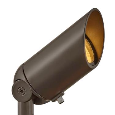 Imagem de Hinkley Paisagem 1536Bz-Ll 12V Alumínio Spot Light Para Exterior (Bronze) - Lâmpada Led Mr16 4W 2700K (Incluída) Para Iluminação De Baixa Tensão De Jardins, Quintais, Gramados, Pátios, Árvores E Casas