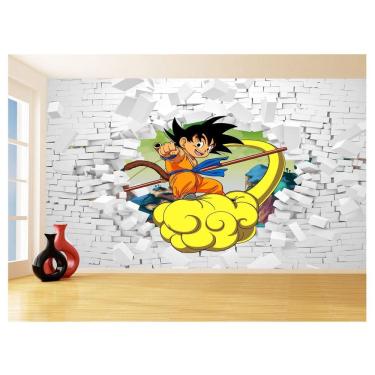 Imagem de Papel De Parede 3D Dragon Ball Goku Vegeta Anime 3,5M Dbz53