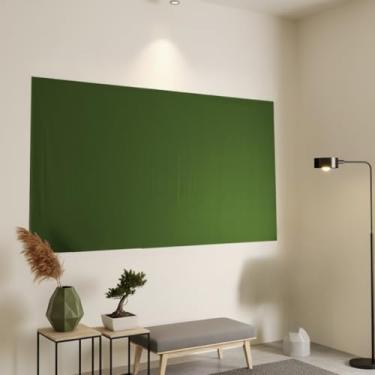 Imagem de Cortina Painel Blackout Para Sala Quarto Cozinha Impermeável Antivento Com Design Moderno(verde,135X175)
