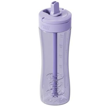 Imagem de PerfectShaker Garrafa coqueteleira série Luma com canudo embutido e balança de medição – 800 ml – à prova de vazamento, livre de BPA, lavável na lava-louças – Proteína, Smoothies e copo misturador
