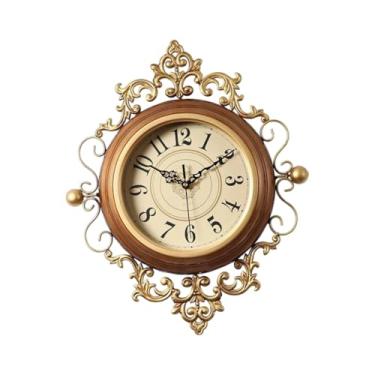 Imagem de Generic Relógio de parede decorativo mudo, moderno, minimalista, estilo retrô, ornamento para estúdio, escritório, sala de jantar, cozinha