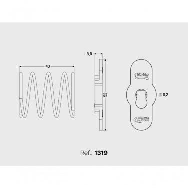 Imagem de Reparo Cruzeta E Mola Valvula Hidra - 1330 - Censi