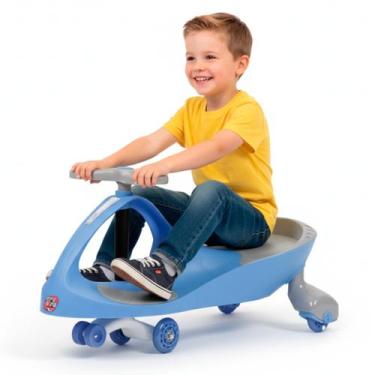 Imagem de Carrinho Gira Gira Car Fenix Até 100kg Rolimã Com Luzes Nas Rodas - Fê