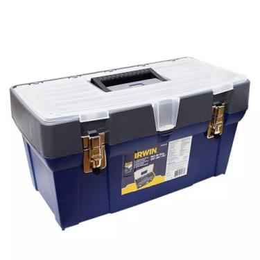 Imagem de Irwin Caixa de Ferramentas de 19 Polegadas, com Tampa Organizadora, Ideal para Armazenar suas Ferramentas, Modelo IWST19061LA