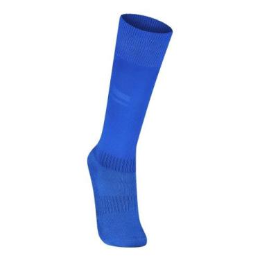 Imagem de Meião Infantil Lupo Kids Futebol 02810-005, Azul, G (33-36)