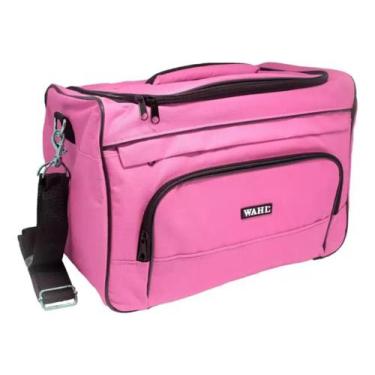 Imagem de Bolsa De Poliéster Para Viagem Média Rosa Com Alça Wahl Lisa