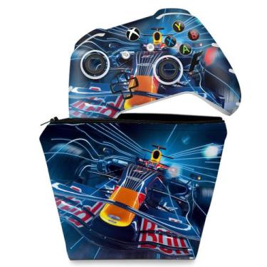 Imagem de Capa Case E Skin Compatível Xbox One Slim X Controle - Formula 1