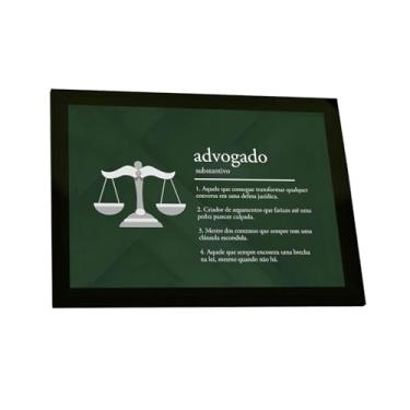 Imagem de Quadro Decorativo Profissão Advogado Definição Decoração Poster