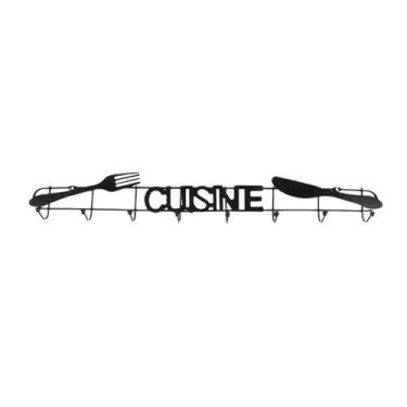Imagem de Suporte com 8 Ganchos Cuisine de Metal 47CM - Mai Home