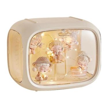 Imagem de Vitrine WMM para figuras com suporte de luz e caixa de acrílico