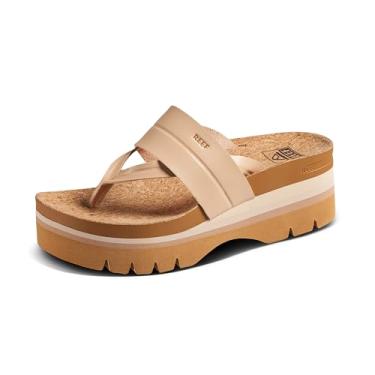 Imagem de Reef Sandália feminina Lennox Higher Cushion, Concha, 41