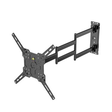 Imagem de Suporte de parede de TV de braço longo para TVs de 26 a 65 polegadas, suporte de TV de canto de extensão de 40 polegadas para montagem vertical de monitores, suporte de parede de movimento completo