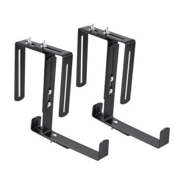 Imagem de Generic 2x Suportes para Caixa de Plantador Servem para Suportes de Suspensão de Grade de Deck Multifuncionais Ajustáveis ​​para Varandas Acessório Resistente