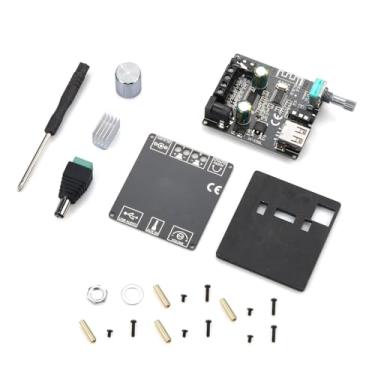 Imagem de Amplificador digital HiFi Bluetooth 5.0 placa de áudio amplificador de potência 5-24V 50W + 50W acessório