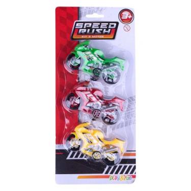 Imagem de Kit com 3 Motos Drive Racing Play&Fun