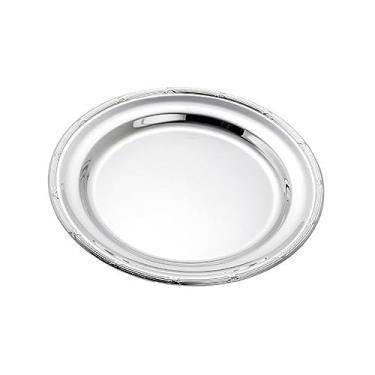 Imagem de Prato Redondo Wolff com Cordão Croisé em Prata 40 cm