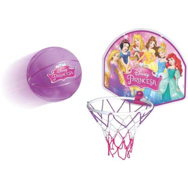 Imagem de Tabela de Basquete Princesas Disney Lilás | Líder Brinquedos