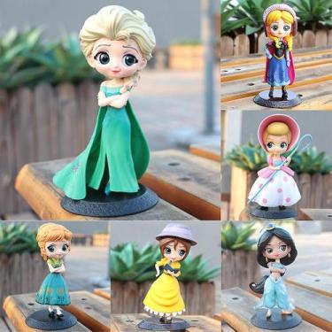 Imagem de Azul Q Versão Branca de Neve Sereia Figura Quarto Ornamentos Presente 