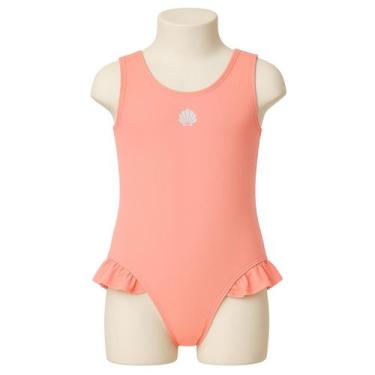 Imagem de Maiô Infantil Praia Natação Menina Com Proteção Solar Uv - Fofotinhos,