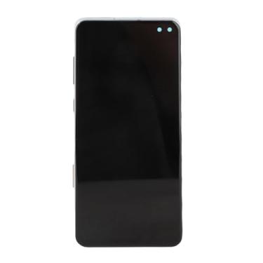 Imagem de Tela LCD sensível ao toque digitalizador de substituição de alta resolução projetada especificamente para S10 Plus Cabo original de fácil instalação incluído (cinza)