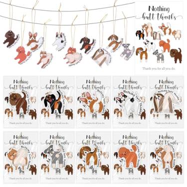 Imagem de Dimsile 20 conjuntos de presentes de agradecimento técnico veterinário de Natal em massa ornamentos perfumados de agradecimento e cartões para veterinários presentes para tosadores de cães mulheres e