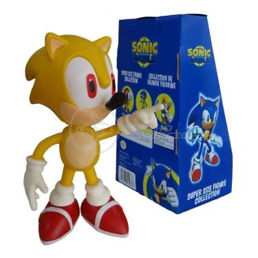 Imagem de Boneco Action Figure Super Sonic 23cm Sonic