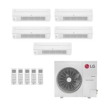 Imagem de Ar-Condicionado Multi Split Inverter LG 48.000 (5x Evap Cassete 1 Via 12.000) Só Frio 220V
