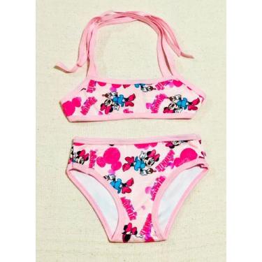Imagem de Biquíni Infantil Minnie Lançamento Verão Meninas - Império Kids, P