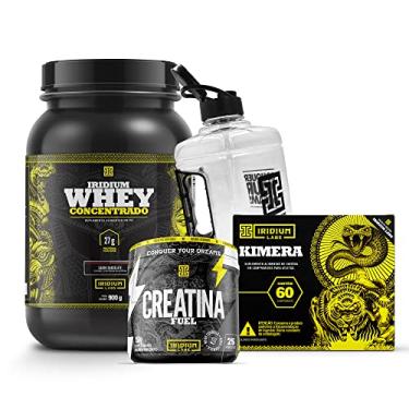 Imagem de Kit Whey Protein + Kimera thermo + Creatina Fuel 150g + Galão sabor:Chocolate