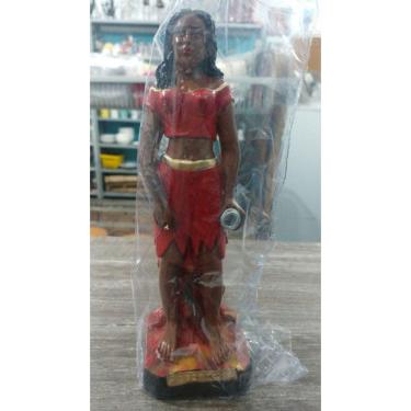 Imagem de Imagem Pomba Gira Maria Farrapo Escultura Gesso Estatua 20cm