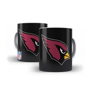 Imagem de Caneca Branca Porcelana Arizona Cardinals Nfl Futebol Americano + Caix