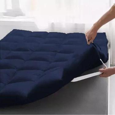 Imagem de Pillow Top King Protetor De Colchão Cama Box Várias Cores - Dara Enxov