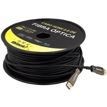 Imagem de Cabo HDMI 2.0 4k Fibra Óptica - Imagem Impecável
