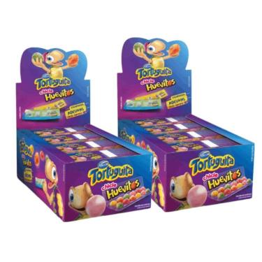 Imagem de Chicle Ovinho Huevitos Tortuguita  C/ 12unid - 2 Caixas