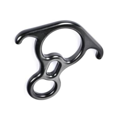 Imagem de NATEFEMIN Equipamento de Rapel para Escalada Descendente, 50KN 8 Descender Grande Bent-Ear Belaying e Rapel Gear