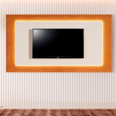 Imagem de Painel para Tv até 58 Polegadas com Led Grecia Naturalle/off White