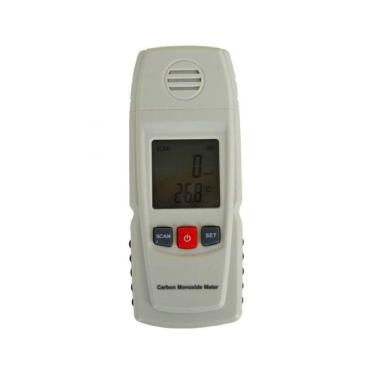 Imagem de Medidor Digital Monóxido Escala 0 A 1000Ppm Carbono Temperatura Alarme Co-6000 Portátil Instrutherm Com Certificado Rbc